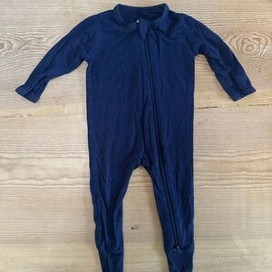 Kyte BABY Navy Kids Footie Pajamas